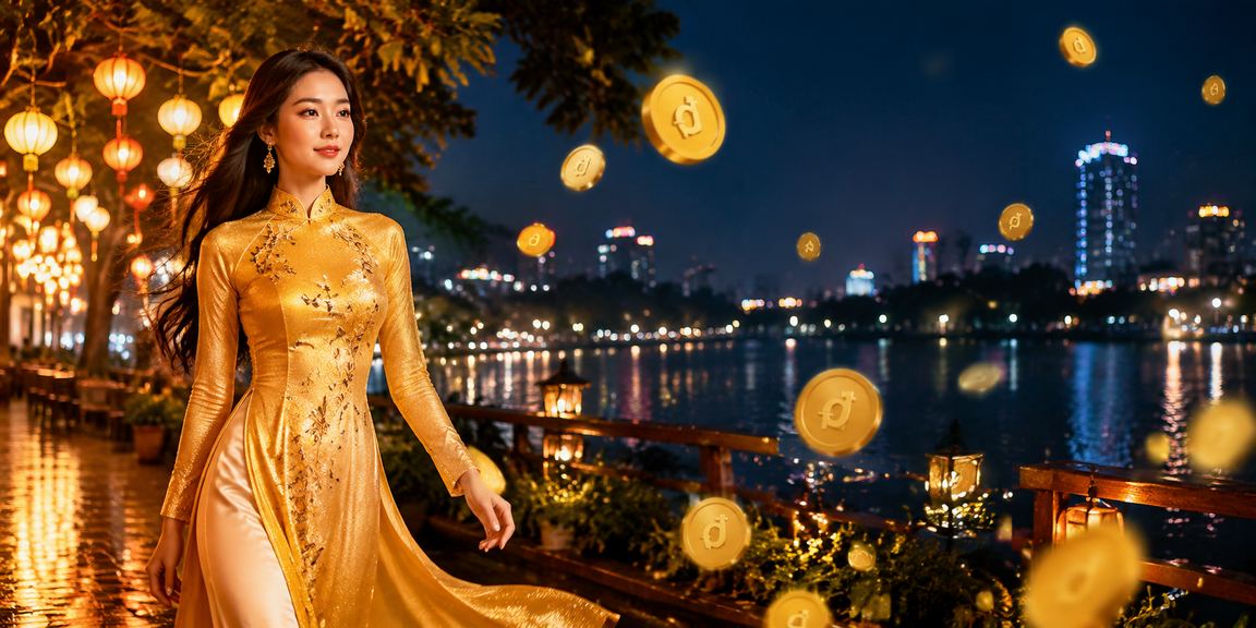 Phụ nữ áo dài tại Hà Nội trải nghiệm casino giải trí trực tuyến trong không gian hiện đại